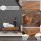 Wooden Riser for Display Decorative Wood Pedestal Stand Multipurpose Wooden Riser Decorative Tray Practical Wood Pedestal Display Stand for Bathroom Kitchen Countertop