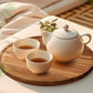 10 Inches Candle Holder Tray Home Decor, Acacia Round Wood Tray for Coffee Table, Coffee Table Tray,Small Wooden Serving Tray, Decorative Trays for Home Decor(1 Pack)